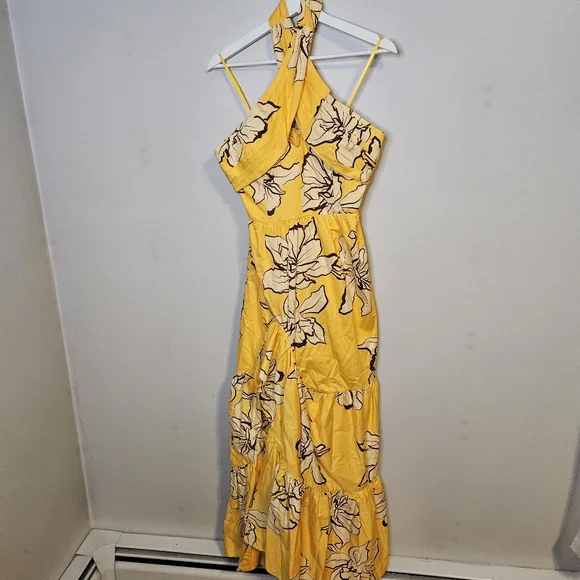 cynthia rowley halter dress Talita Silk Wrap Dress / White / M / Cynthia Rowley